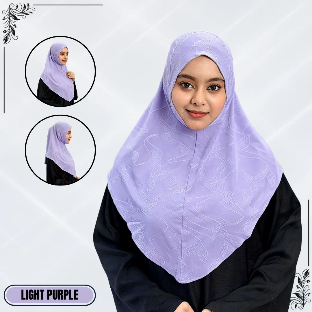 Aznur Premium Malaysian Malayari Work Short Hijab | Aznur | The Art of Modest ...