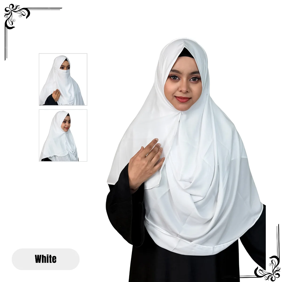 Aznur Two Face Instant Ready Nikab Hijab | Aznur | The Art of Modest Fashion